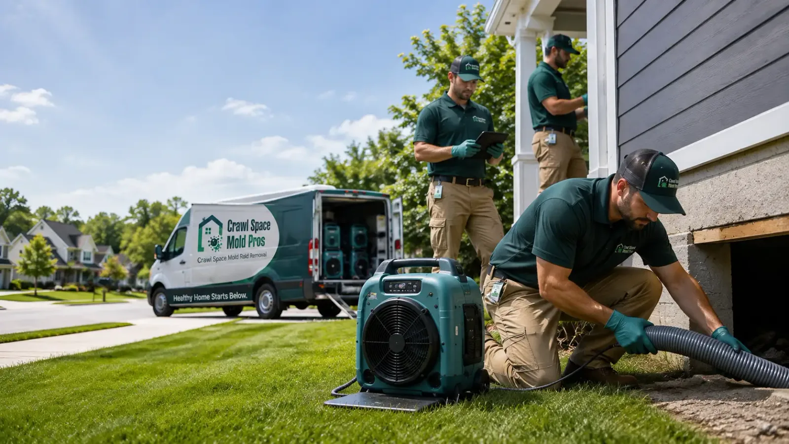 Crawl Space Mold Removal in Sheridan, OR